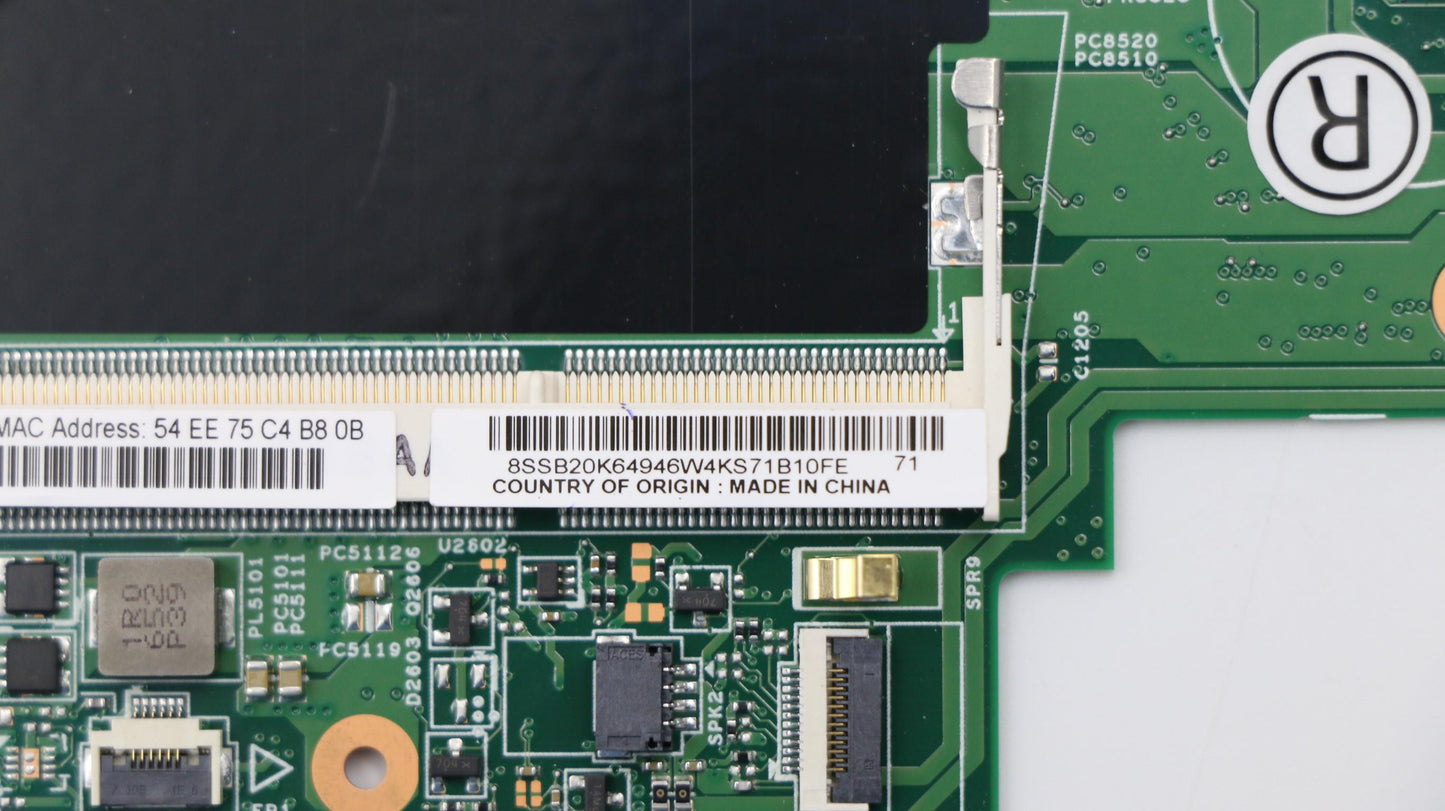 Lenovo Assembly Mainboard Lcl-P W/Cpu - 01HY676