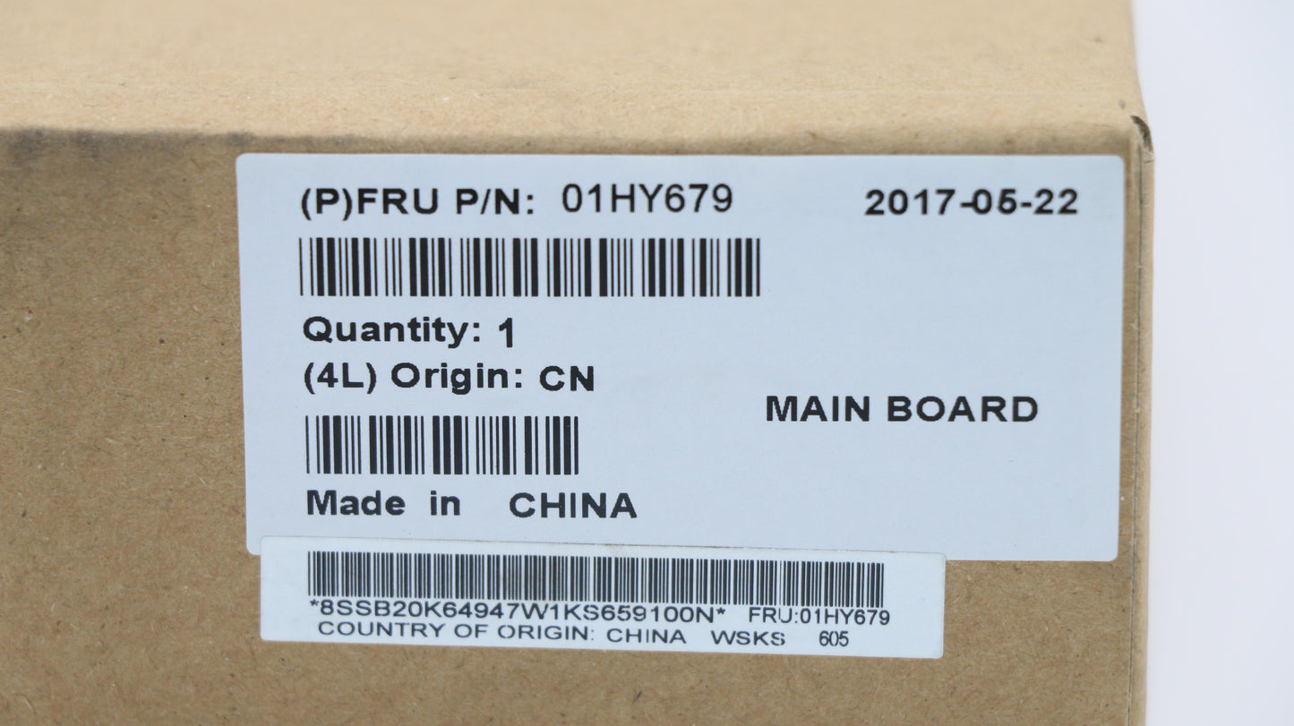 Lenovo Assembly Mainboard Lcl-P W/Cpu - 01HY679