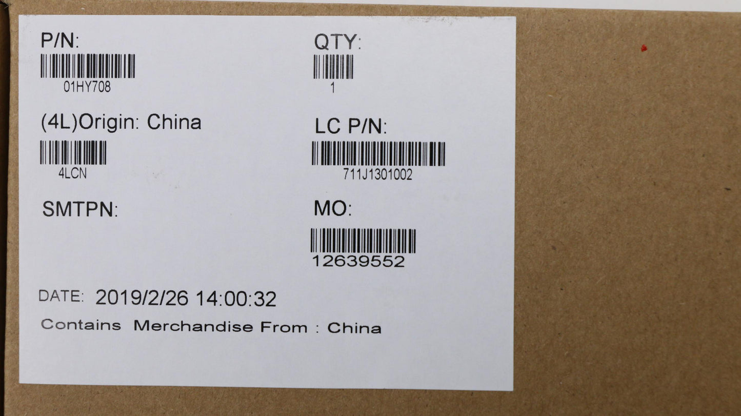 Lenovo Upper Case Asm Wfpr Wcs - 01HY708
