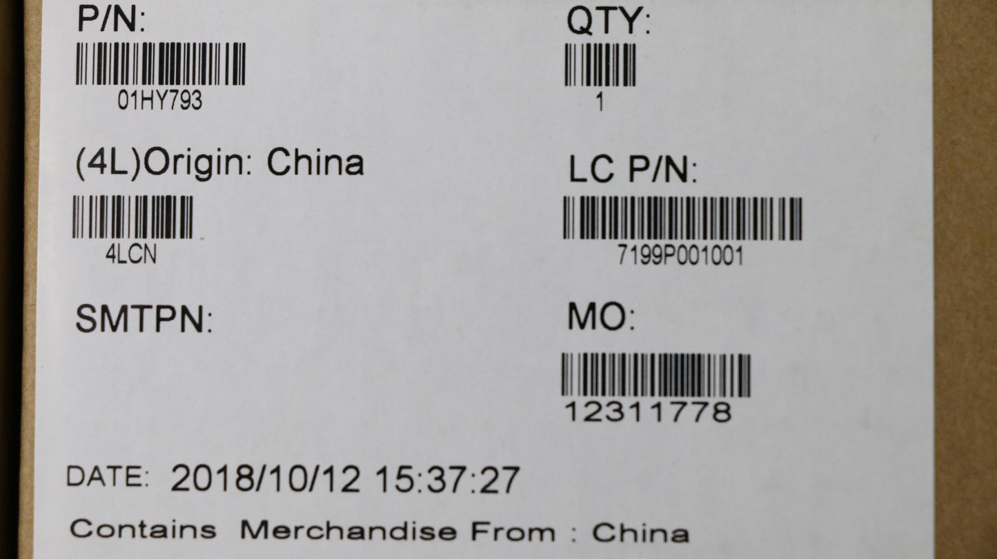 Lenovo Ep720 Lcd Cover Assy Bk Plasti - 01HY793