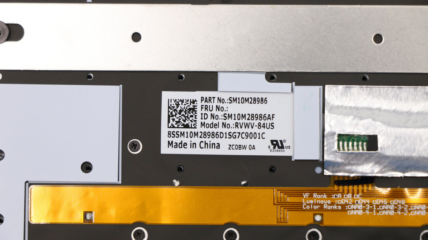 Lenovo C-Cover, Keyboard, Dfn+Fuyu, A - 01HY801