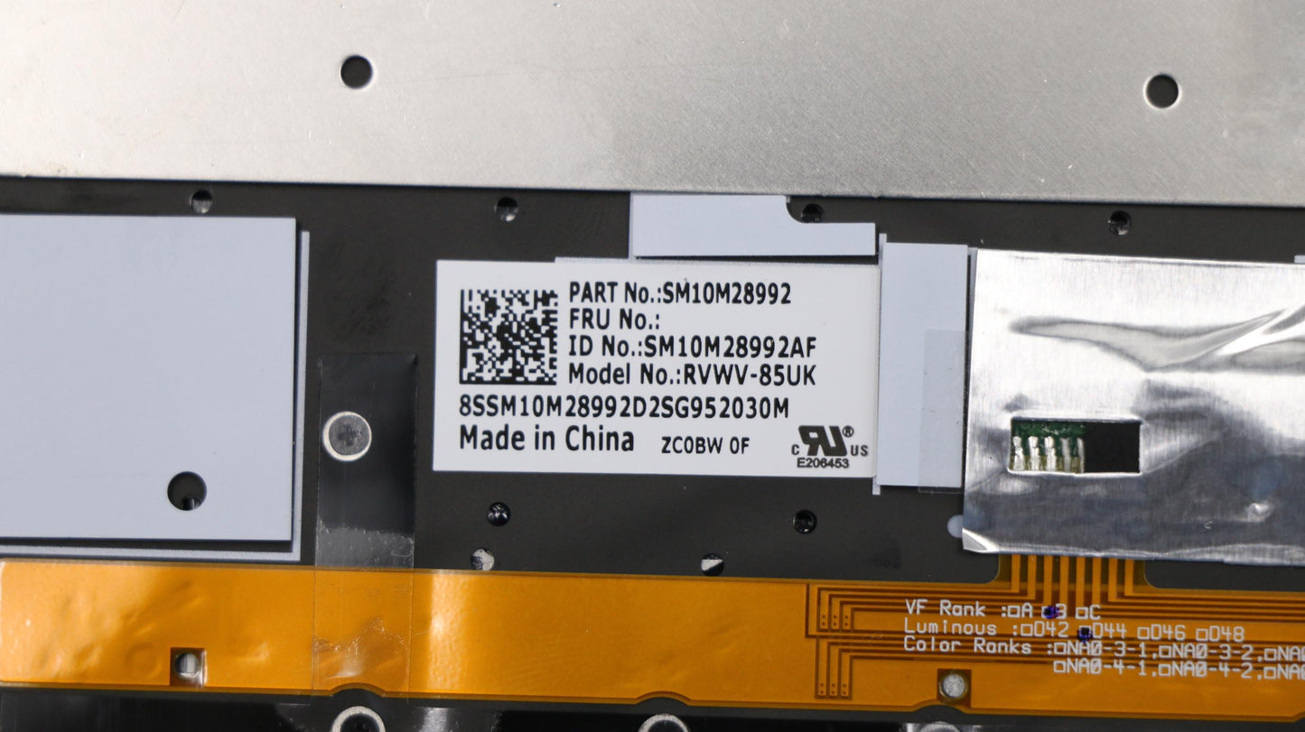 Lenovo C-Cover,Kbd,Dfn+Fuyu,Fr,Bk - 01HY811