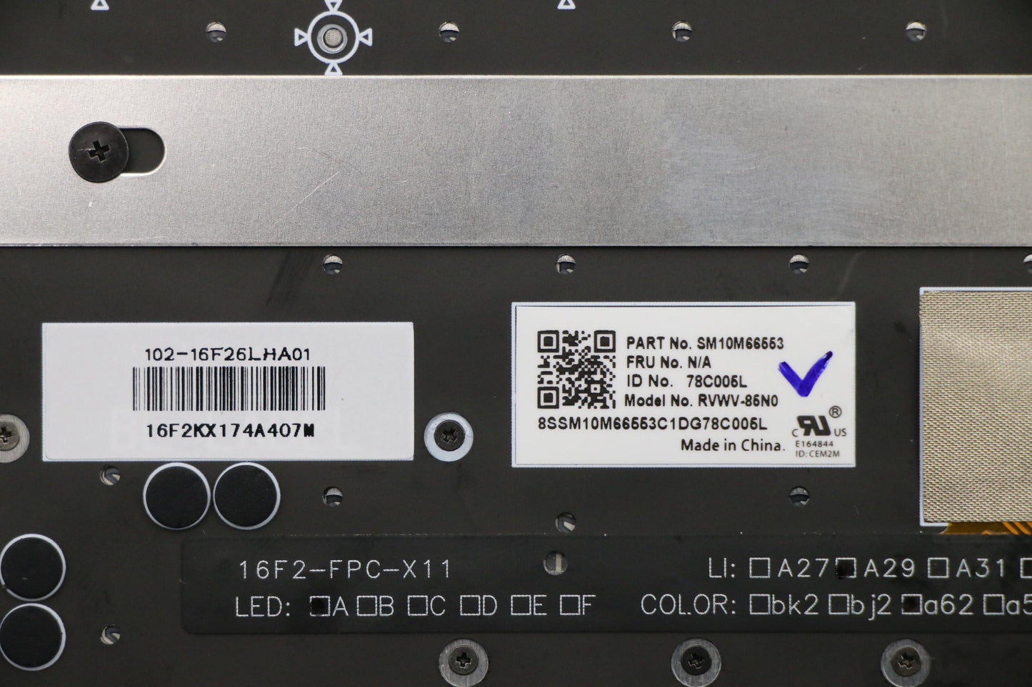 Lenovo C-Cover, Keyboard, Chy+Fuyu, N - 01HY906