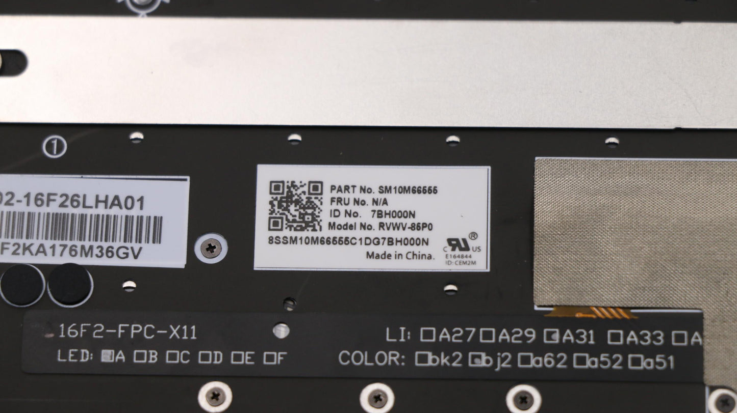 Lenovo C-Cover, Keyboard, Chy+Fuyu, P - 01HY908