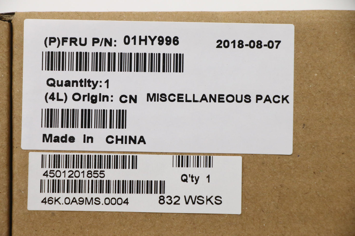 Lenovo Planar Misc Kit, Rv2 - 01HY996