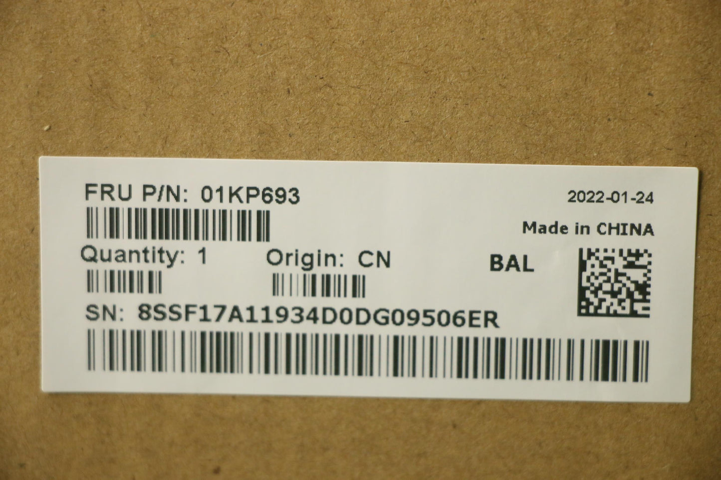 Lenovo Cooling Fan Assem - 01KP693
