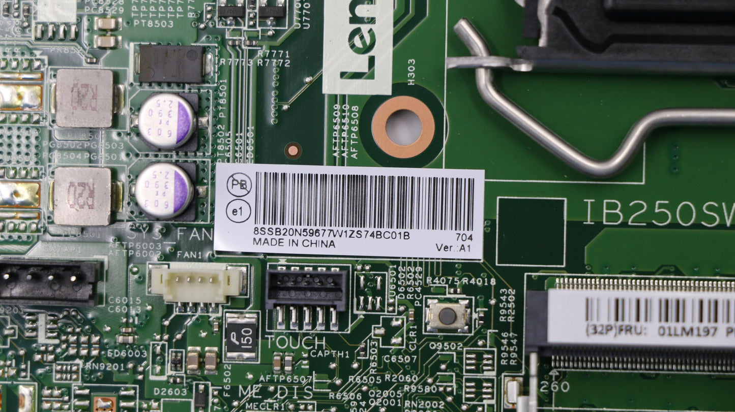 Lenovo W Macao_M8 B250 G H1 2D Win Dp - 01LM197