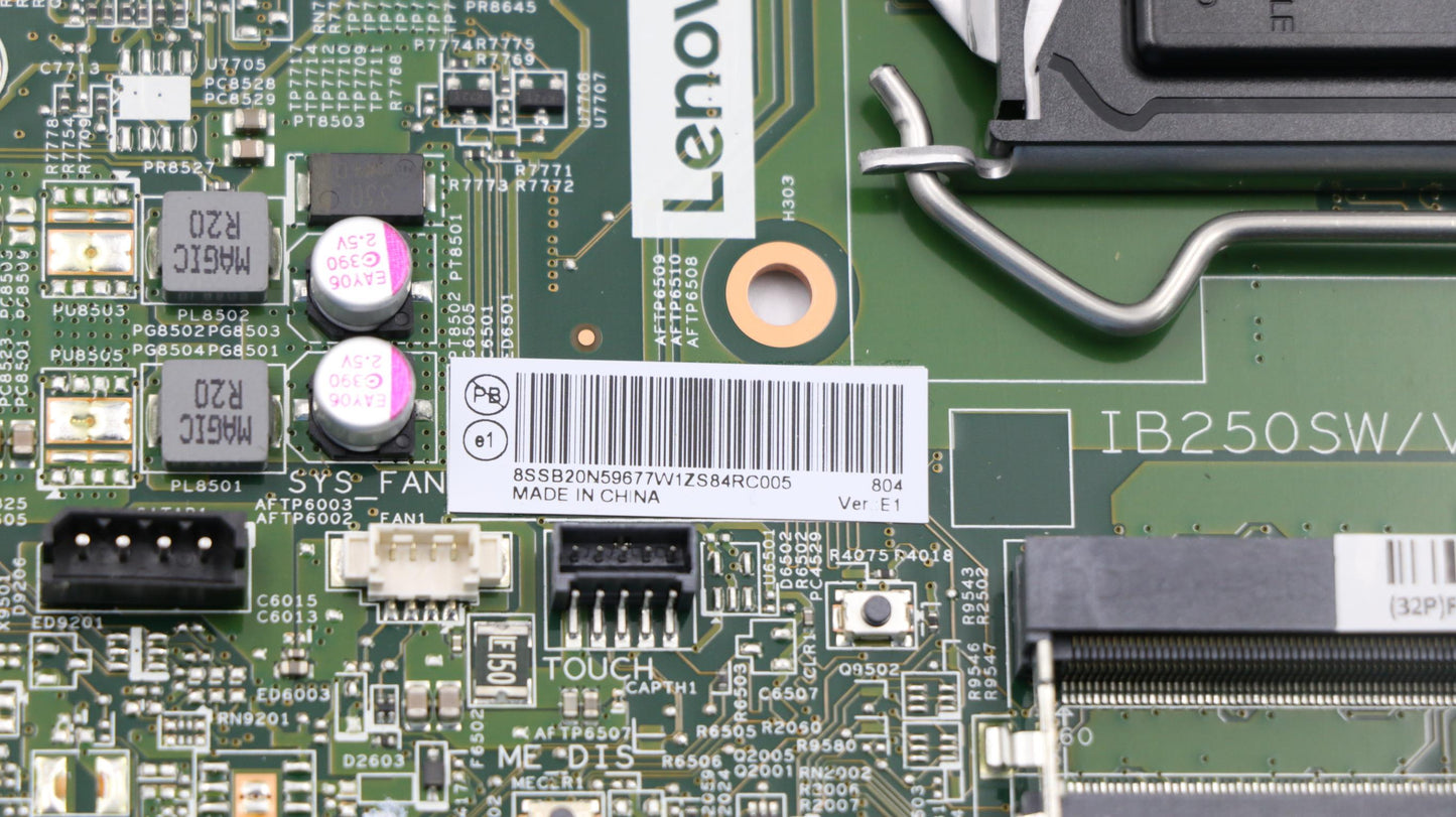 Lenovo W Macao_M8 B250 G H1 2D Nodpk - 01LM198