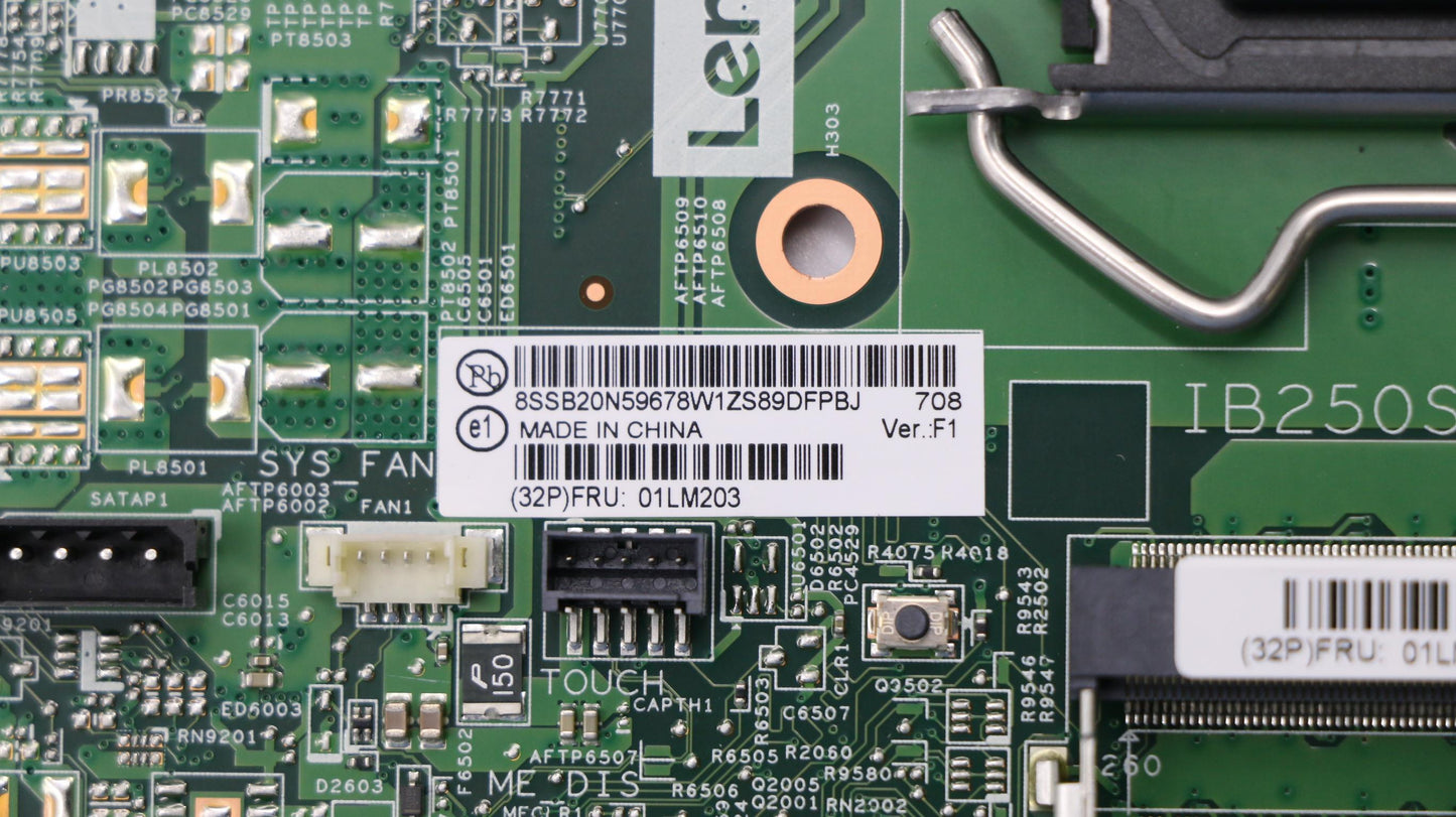 Lenovo W Macao_M8 B250 U H1 2D No Dpk - 01LM203
