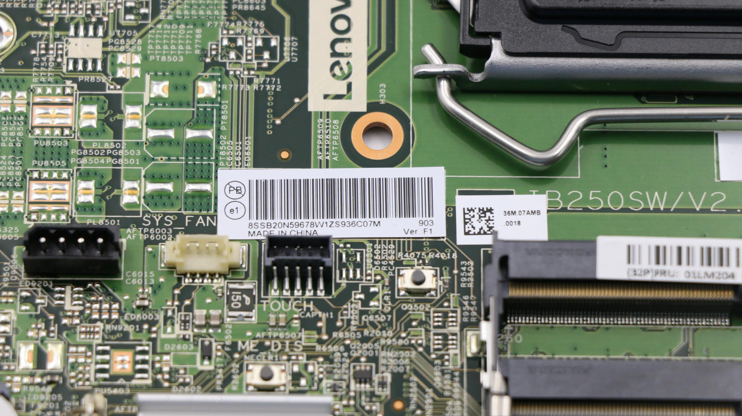 Lenovo W Macao_M8B250 U H1 2D Wdpkdg - 01LM204
