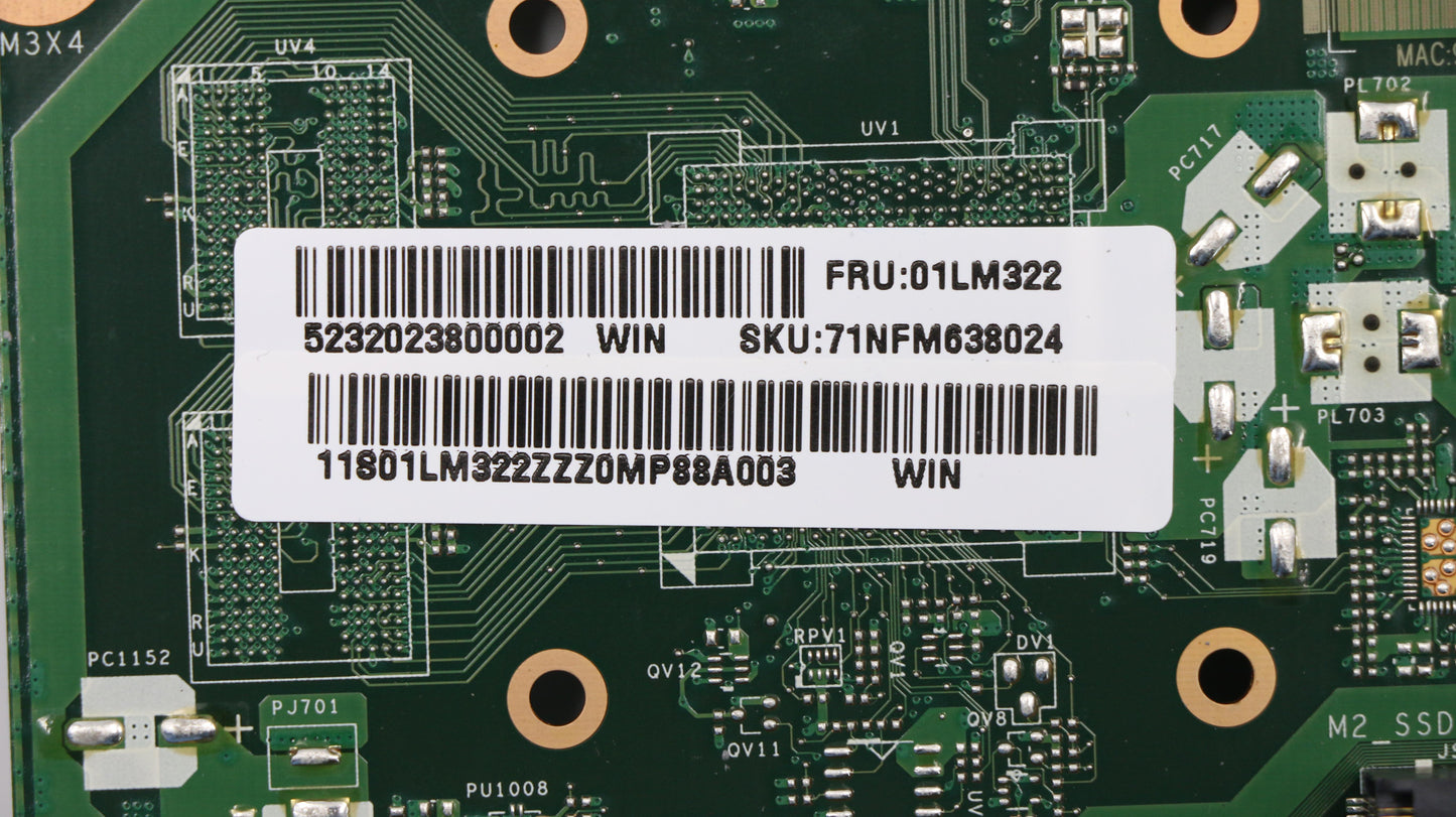 Lenovo System Board Planar Motherboar - 01LM322
