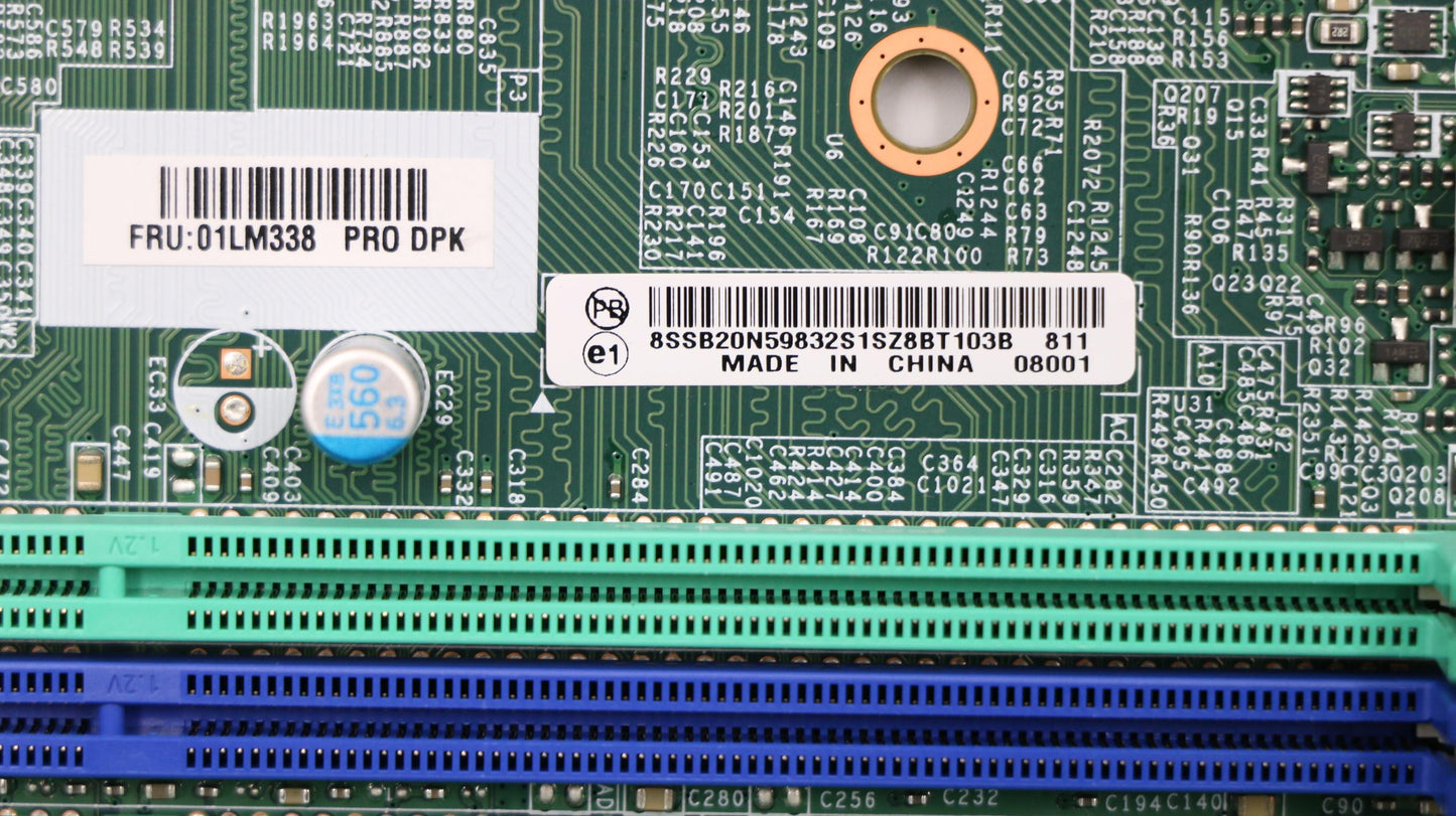 Lenovo System Board Planar Motherboar - 01LM338