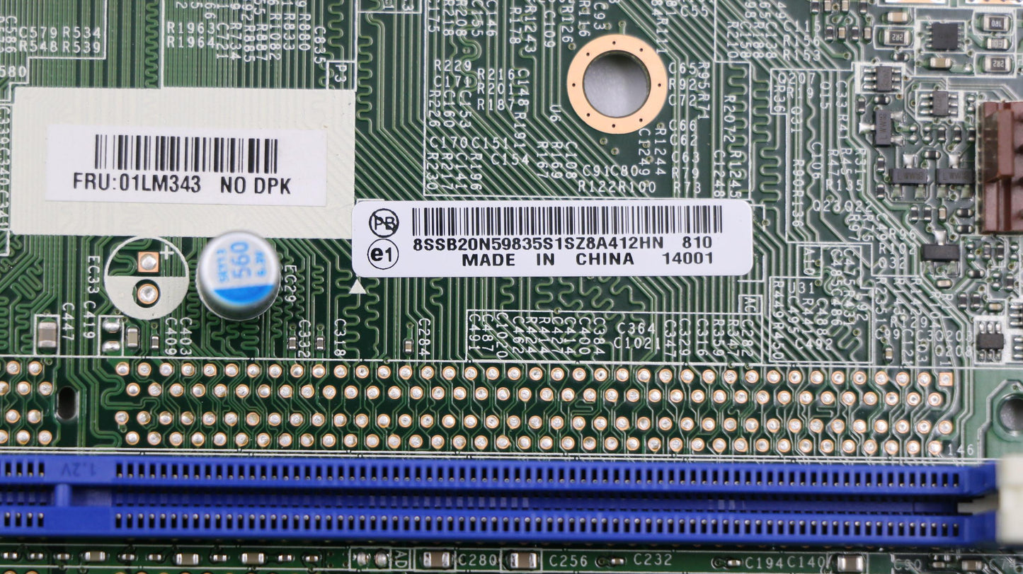 Lenovo System Board Planar Motherboar - 01LM343