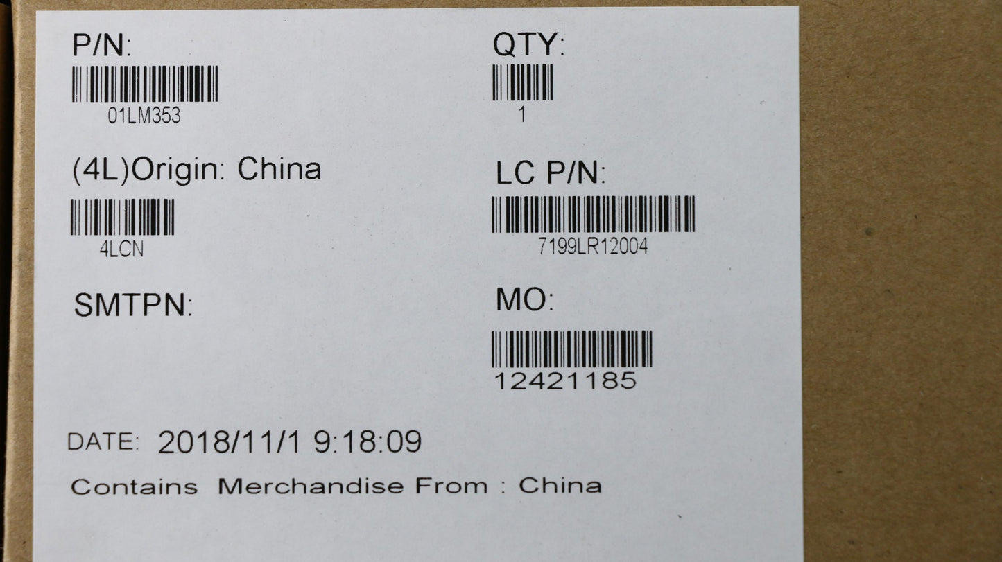 Lenovo System Board Planar Motherboar - 01LM353