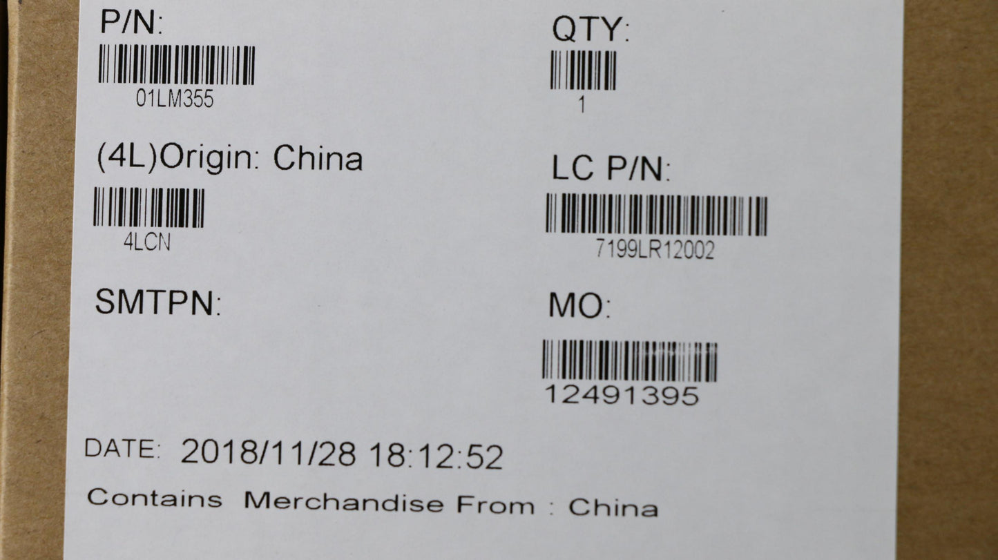 Lenovo System Board Planar Motherboar - 01LM355