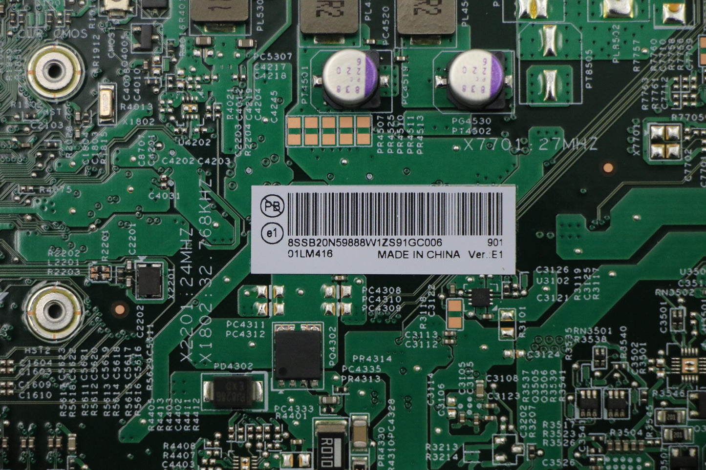 Lenovo System Board Planar Motherboar - 01LM416