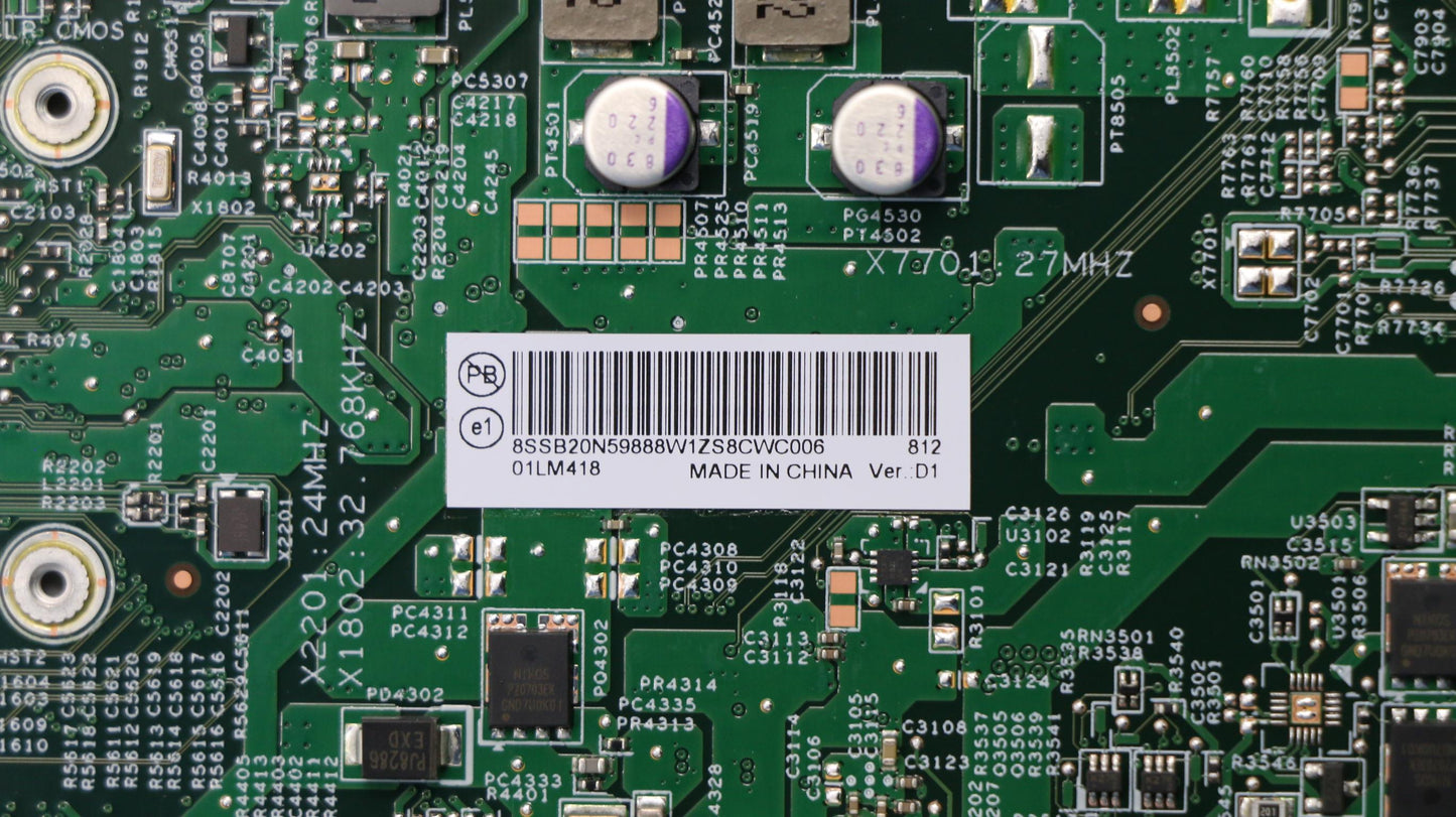 Lenovo 01LM418 System Board Planar Motherboar