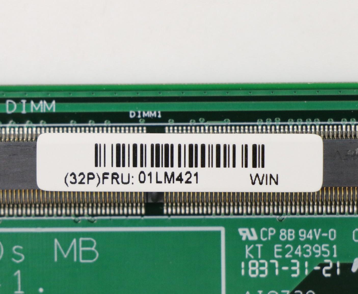 Lenovo System Board Planar Motherboar - 01LM421
