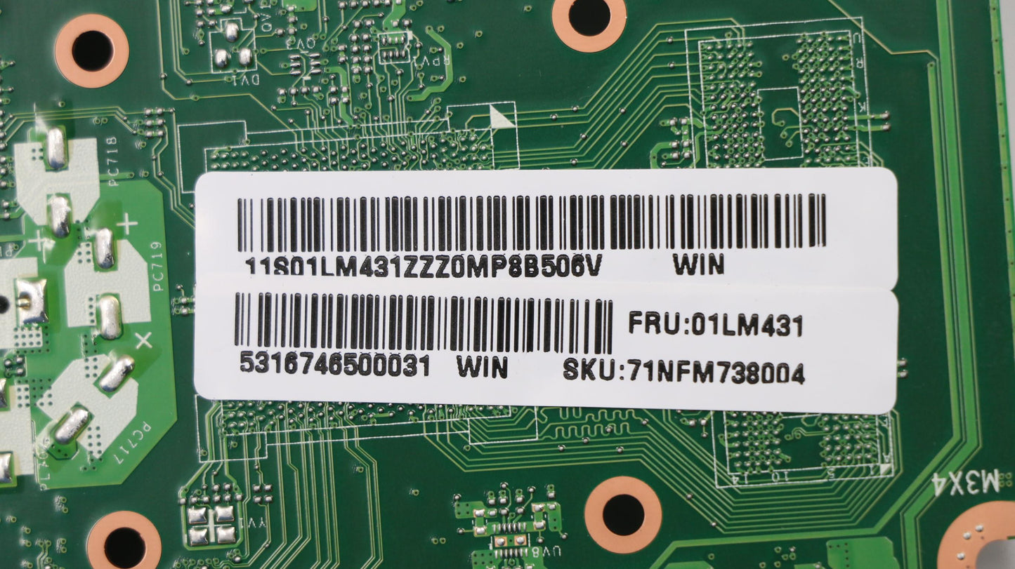Lenovo System Board Planar Motherboar - 01LM431