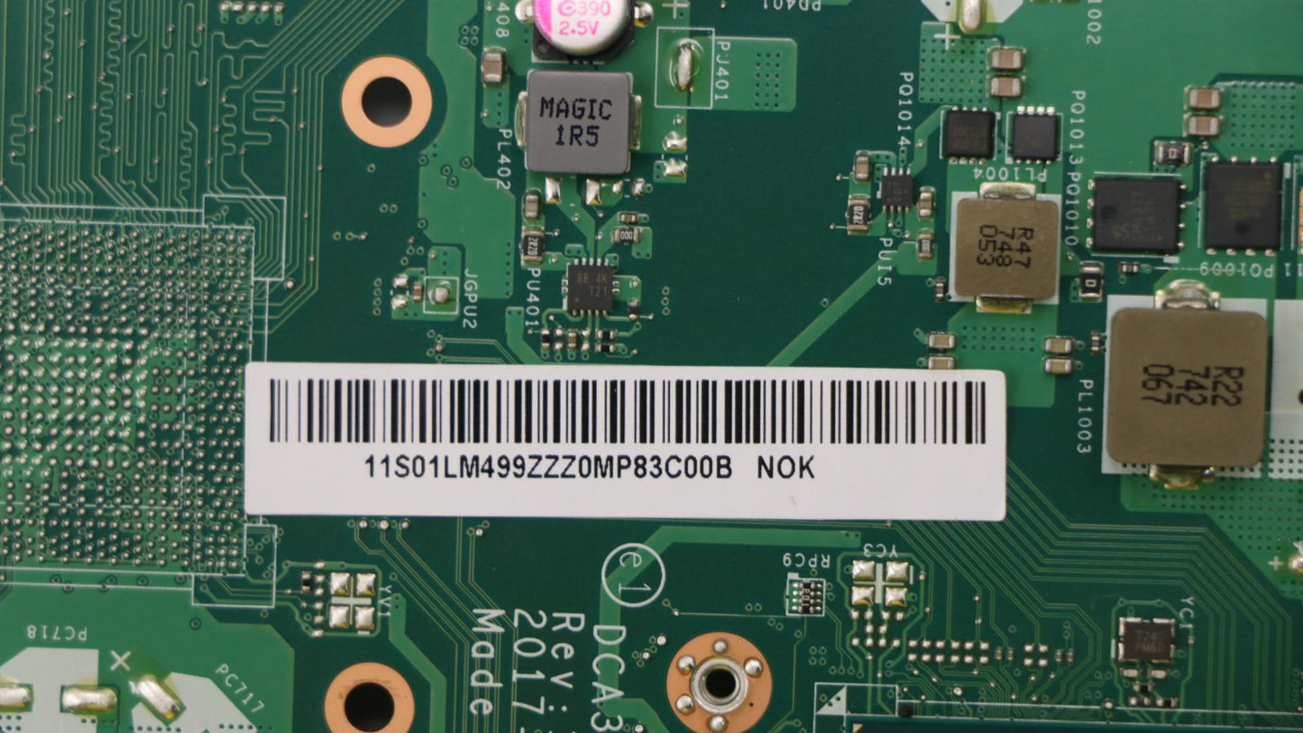 Lenovo 01LM499 Mb Uma 3865U Hdmiin Nok