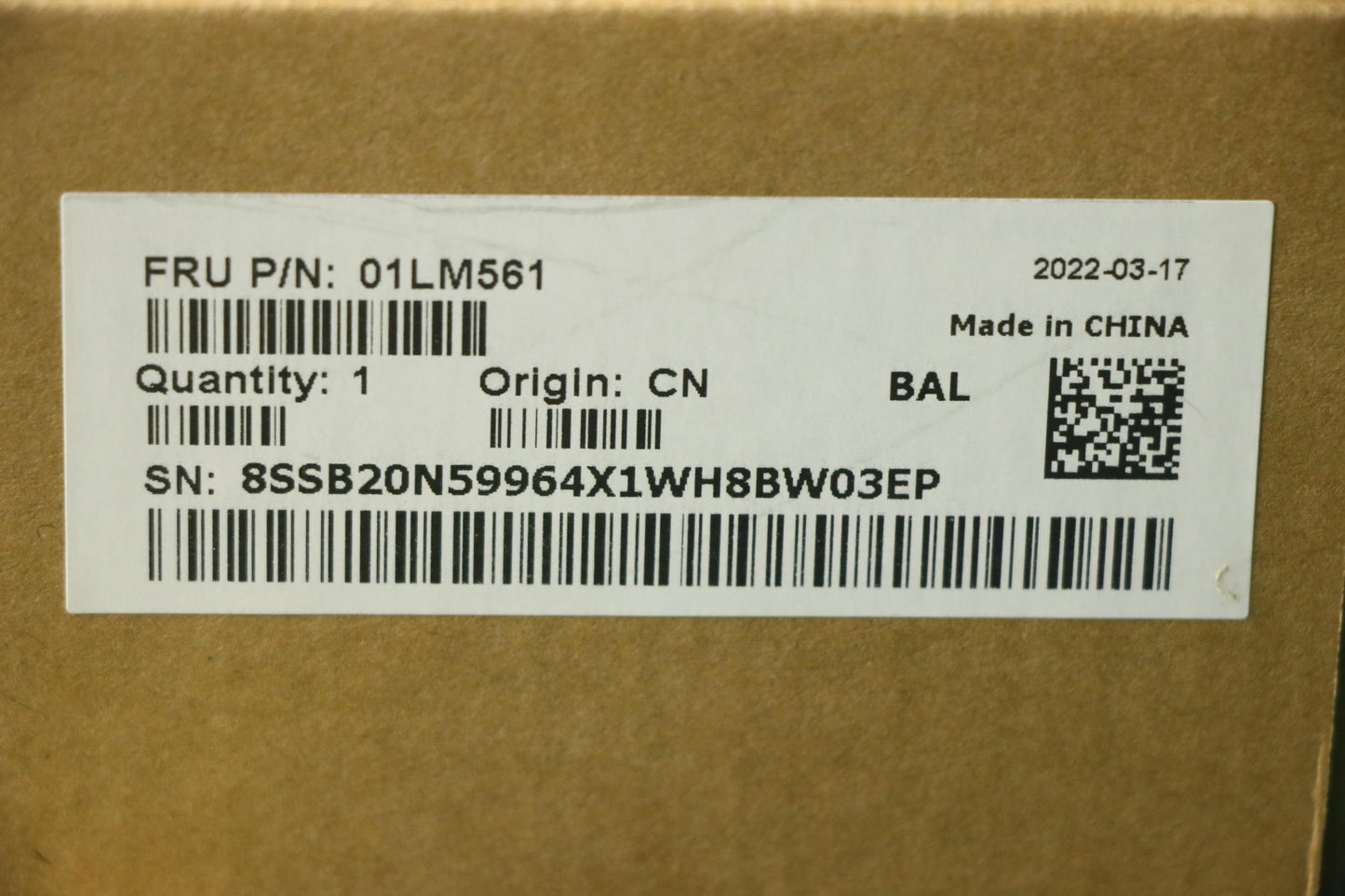 Lenovo System Board Planar Motherboar - 01LM561