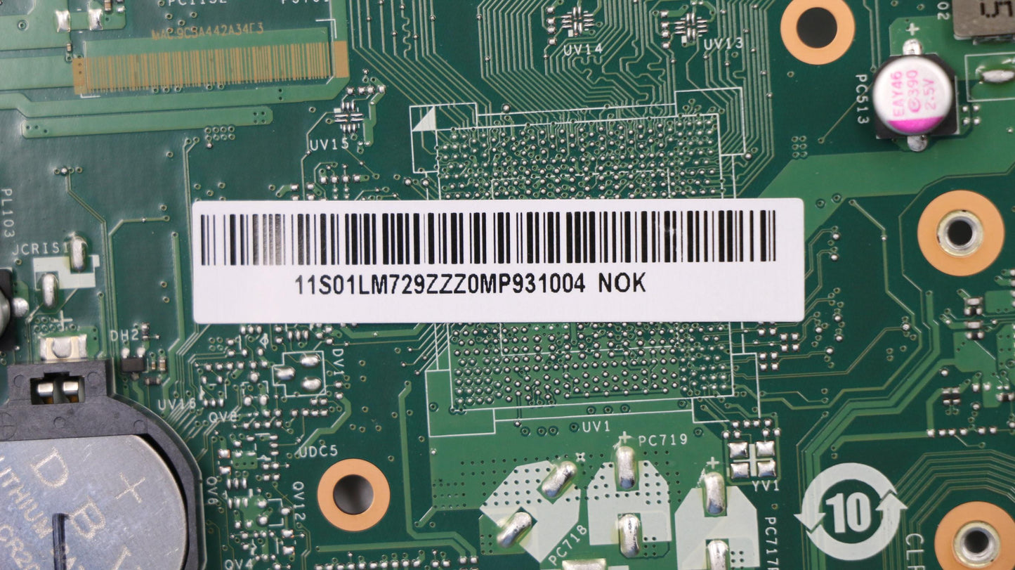 Lenovo Mb Assy Uma Hd I3 W/Rtc Nok - 01LM729
