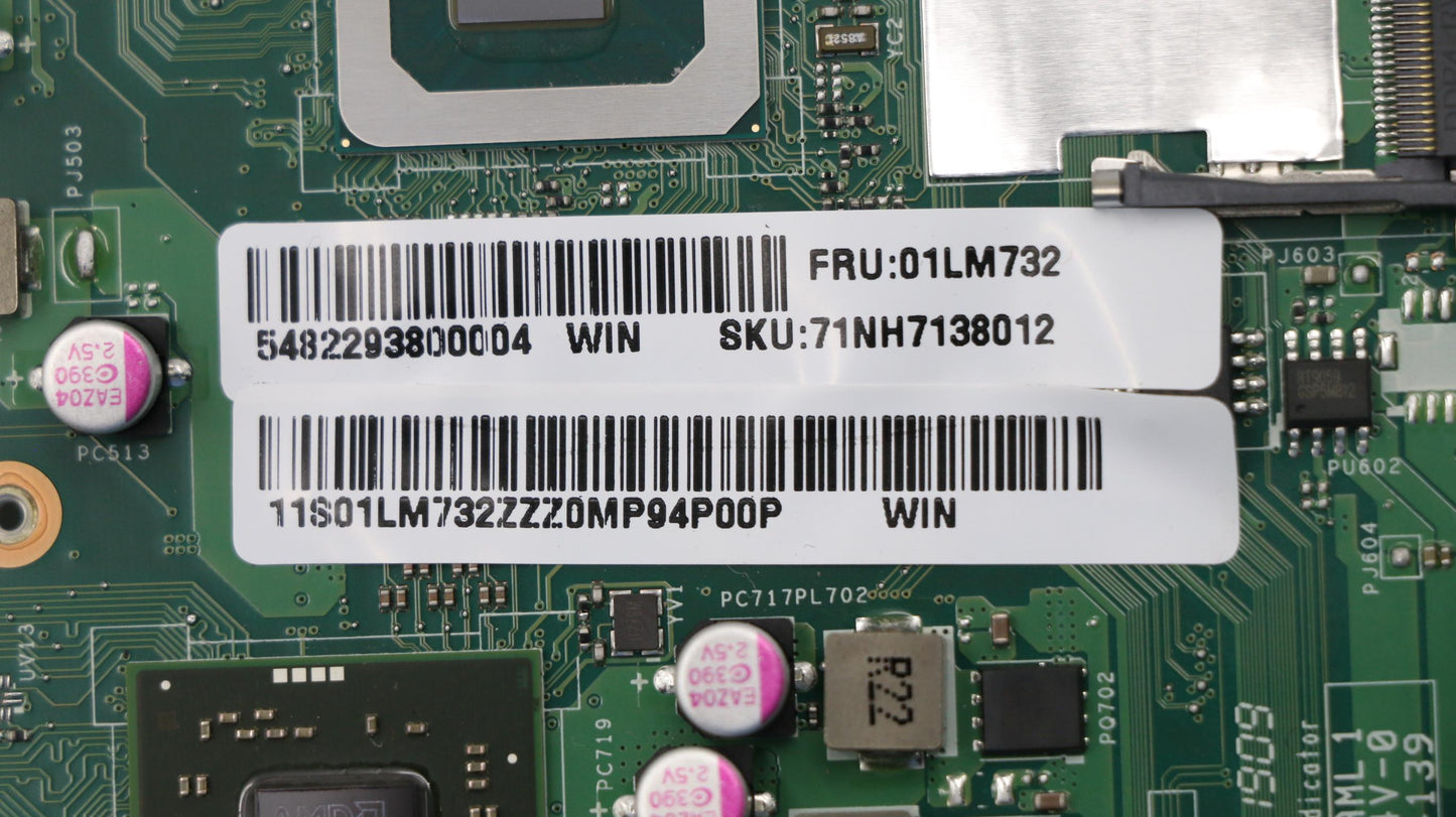 Lenovo Mb Assy Dis Hd I5 W/Rtc Win - 01LM732