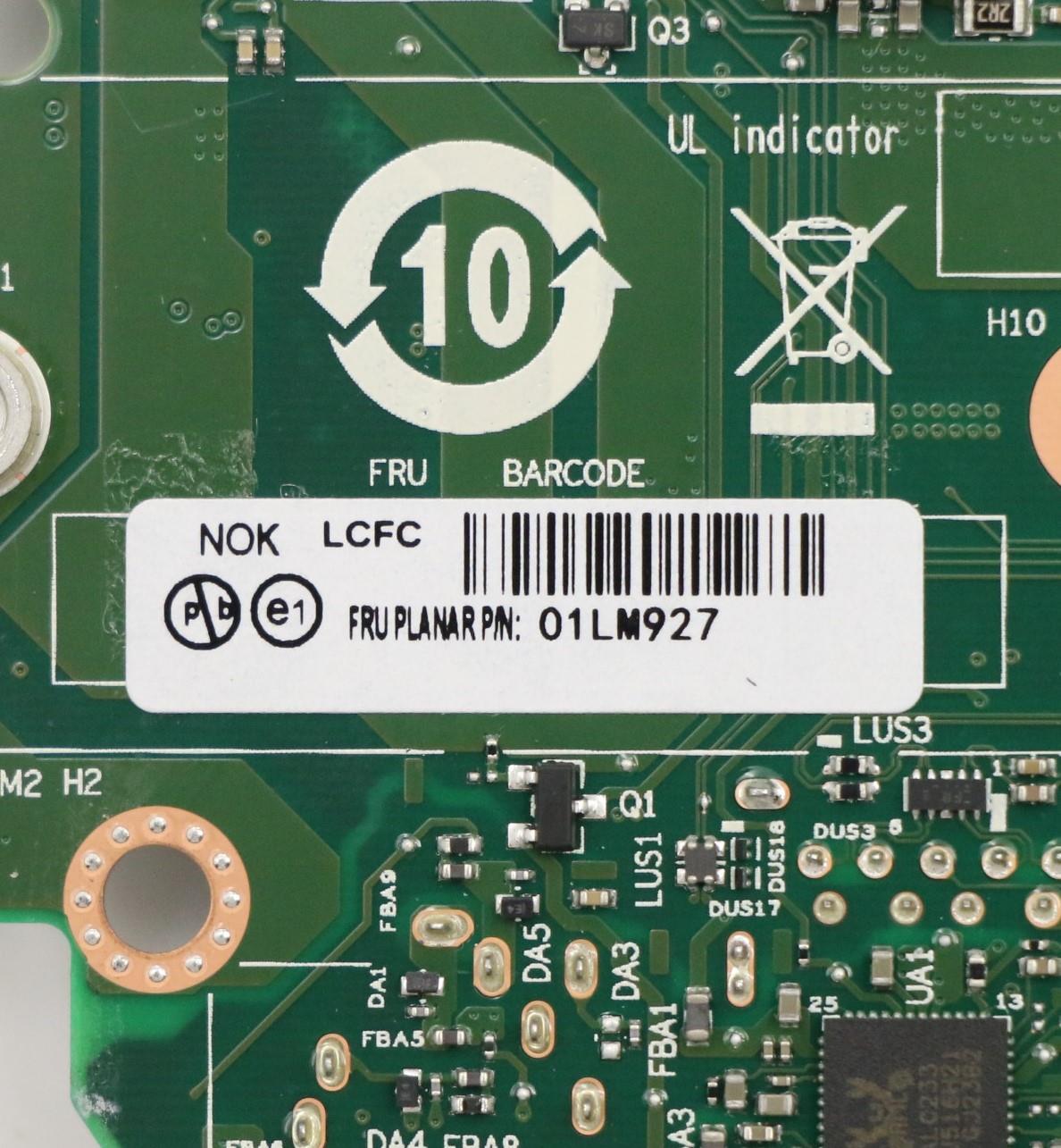 Lenovo Whl-U I5-8365U No Dpk - 01LM927