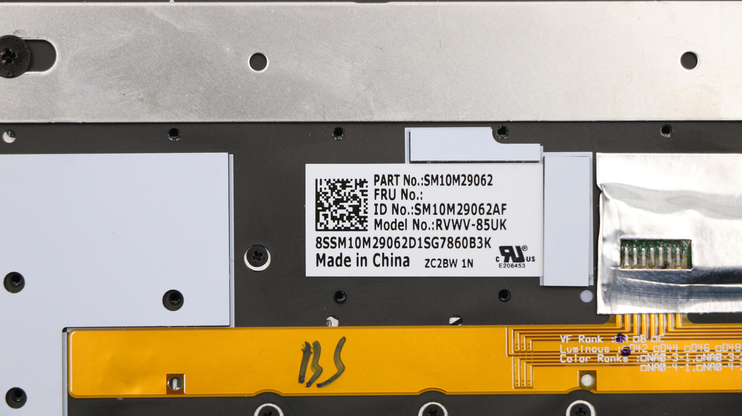 Lenovo C-Cover, Keyboard, Dfn+Fuyu, N - 01LV027