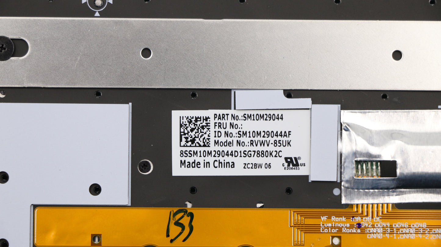 Lenovo C-Cover, Keyboard, Dfn+Fuyu, P - 01LV028