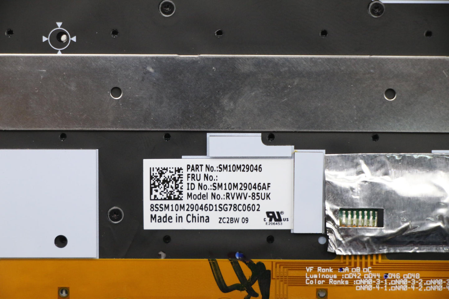 Lenovo C-Cover, Keyboard, Dfn+Fuyu, S - 01LV030
