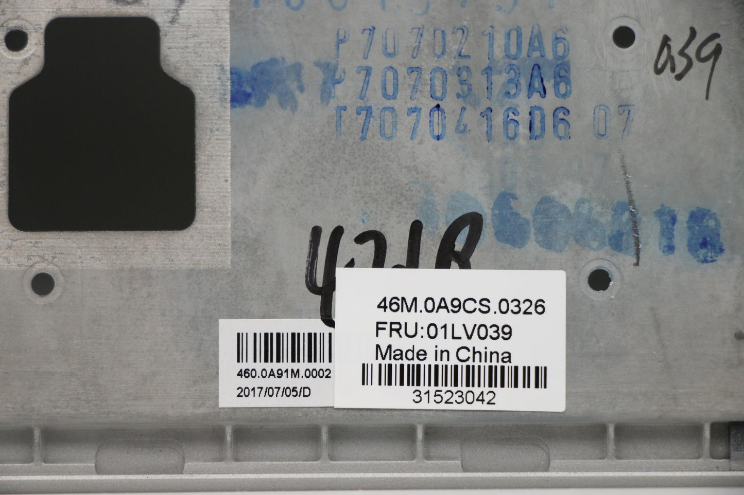 Lenovo C-Cover,Kbd,Dfn+Fuyu,Bg,Slv - 01LV039