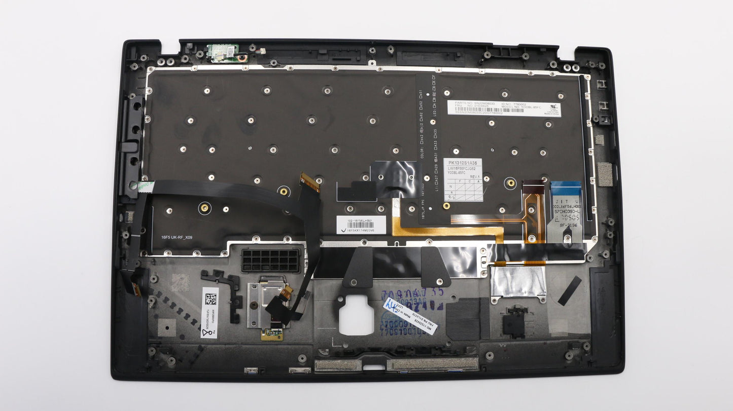 Lenovo Keyboard Bezel Cfr Fpr Nfc Bk - 01LV270