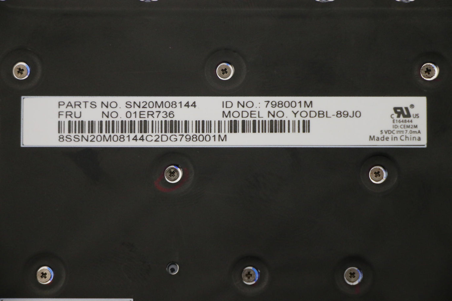 Lenovo Keyboard Bezel Jp Fpr Nfc Sv C - 01LV390
