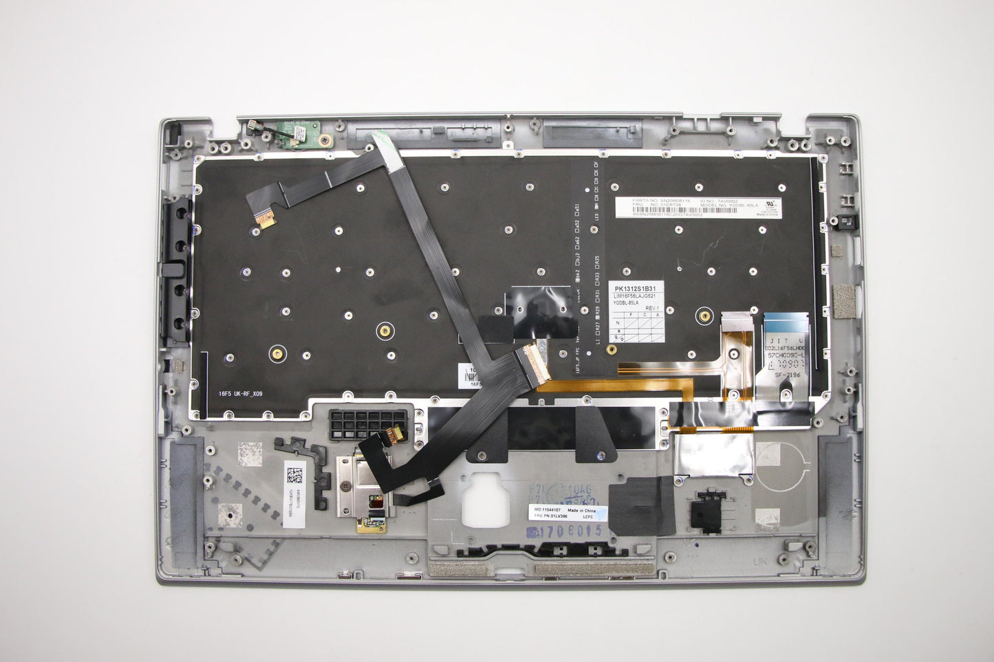 Lenovo Keyboard Bezel Las Fpr Nfc Sv - 01LV396