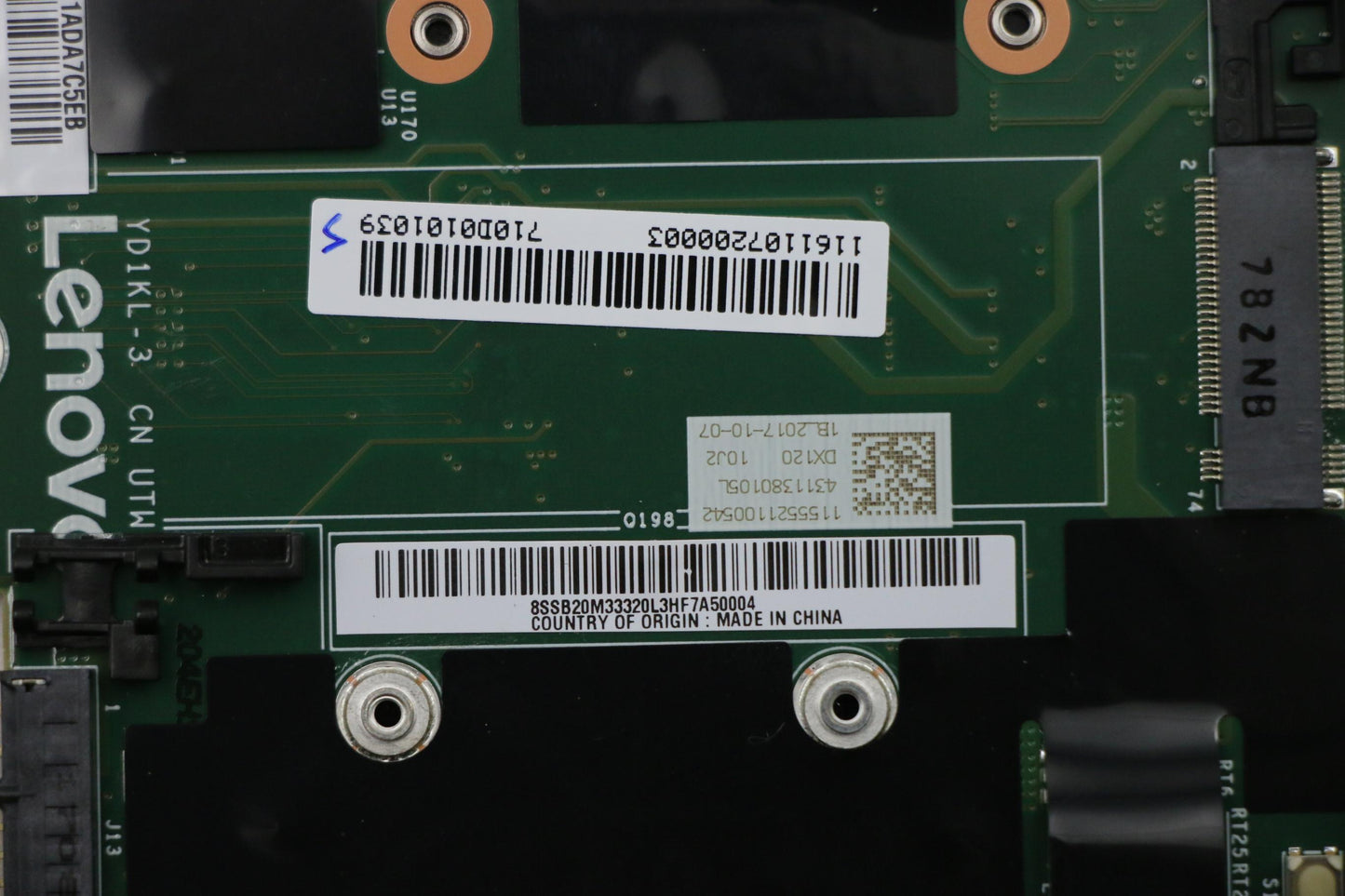 Lenovo Mb Nok I7-7600U Kbl 8Gb Tpm2 - 01LV440