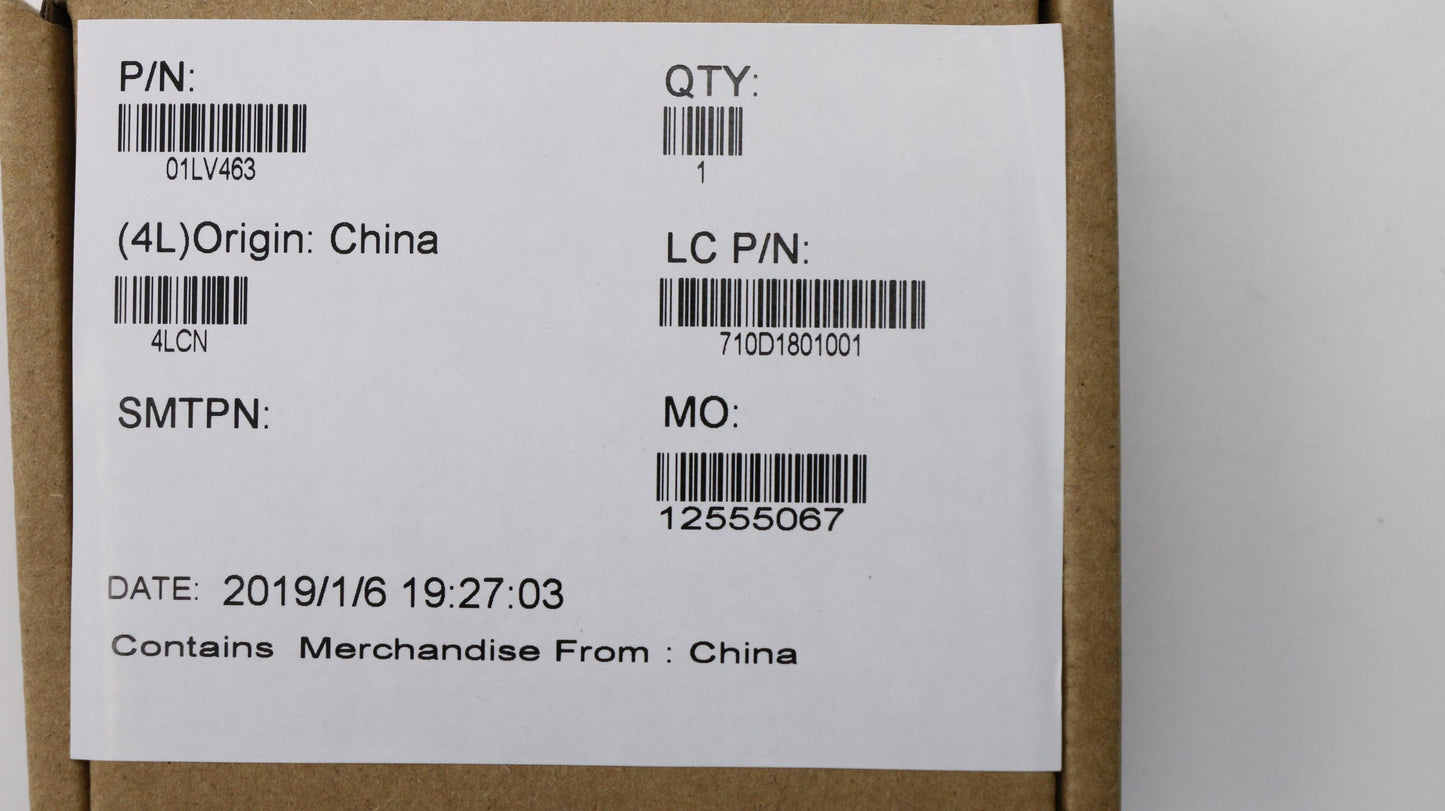 Lenovo Sim Tray Black - 01LV463