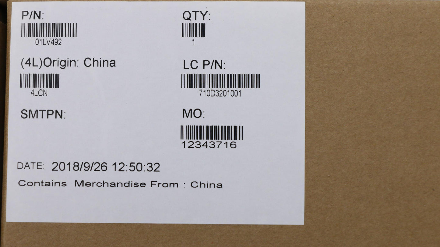 Lenovo Case Rear Cover Ir Black - 01LV492
