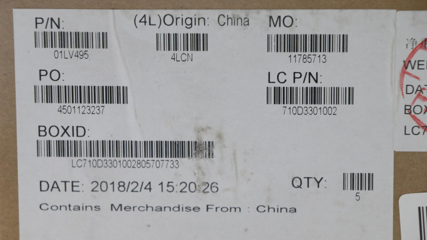 Lenovo Kit, Geo Label, Silver - 01LV495
