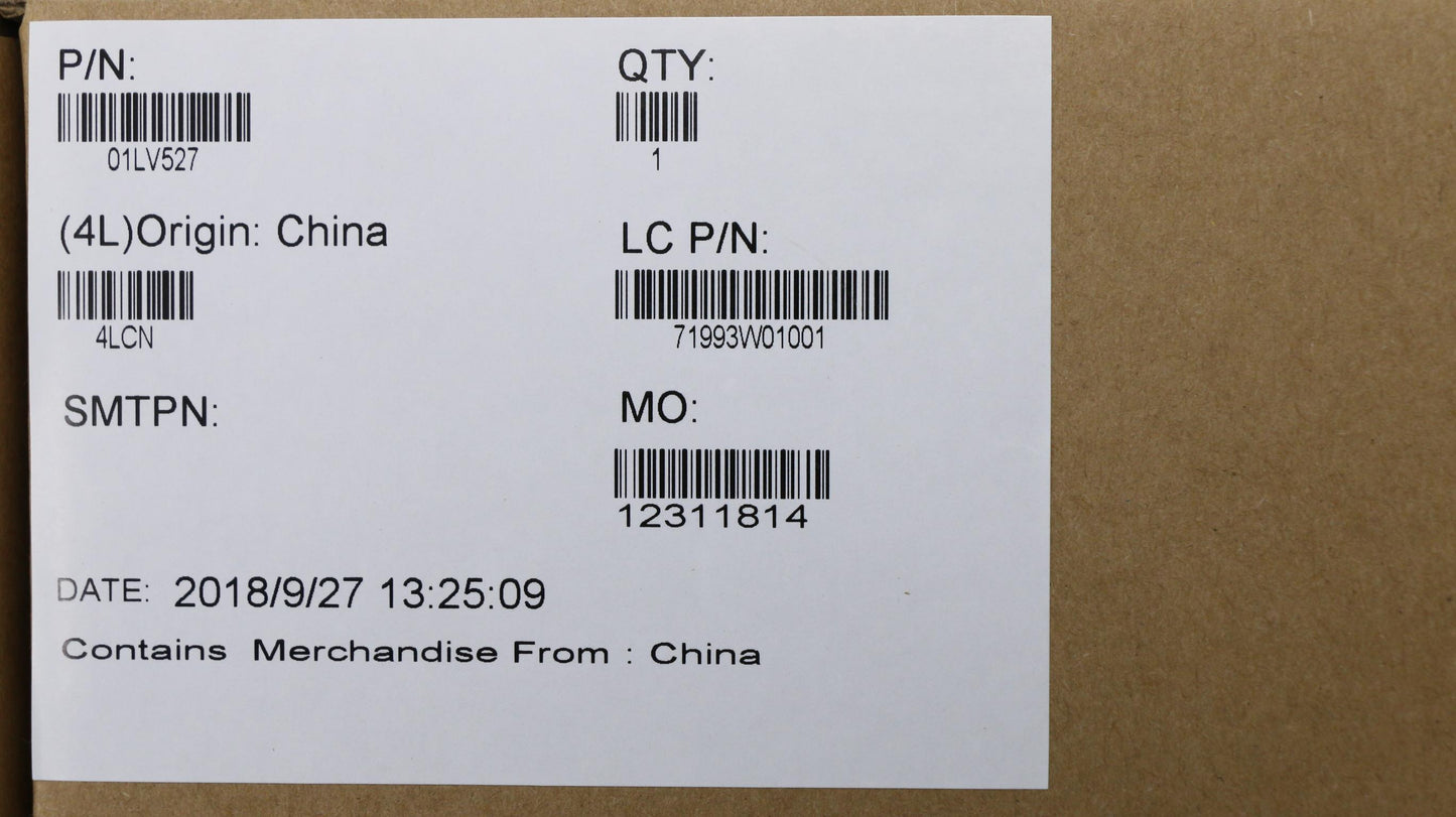 Lenovo Cs162Bcp Mylar Black Chy - 01LV527