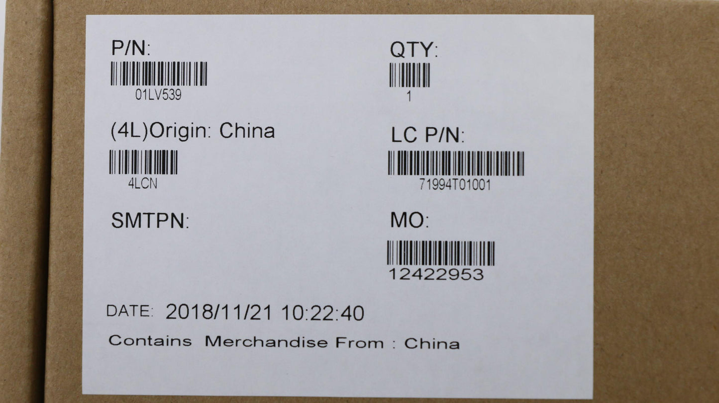 Lenovo Cs162Bcp Mylar Black Chy - 01LV539