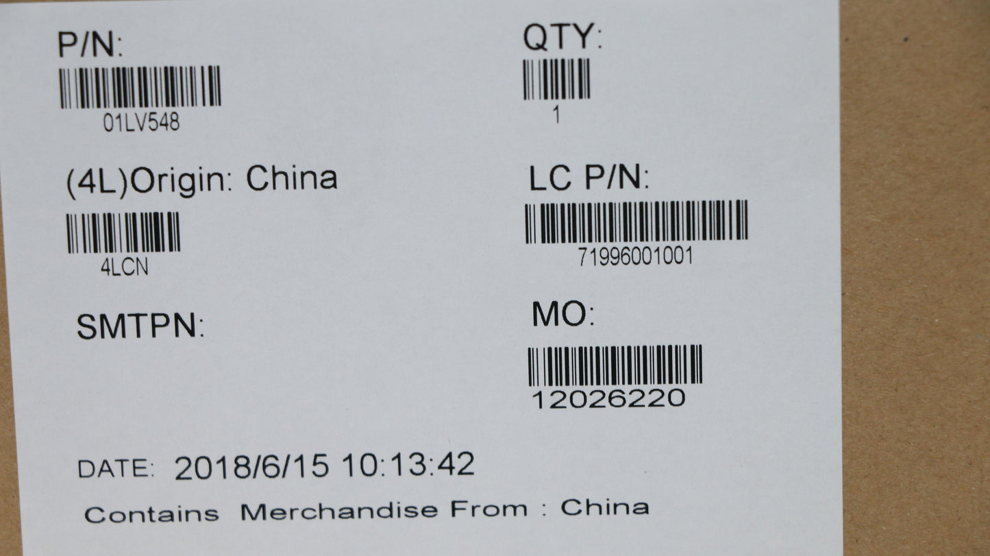 Lenovo El580 Touch Pad Mylar Blackchy - 01LV548