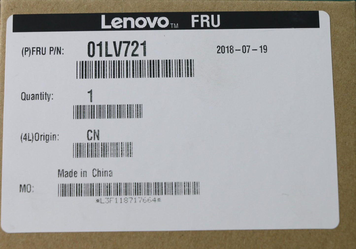 Lenovo 01LV721 Skylake ,Uma, W/Fan,Sunon