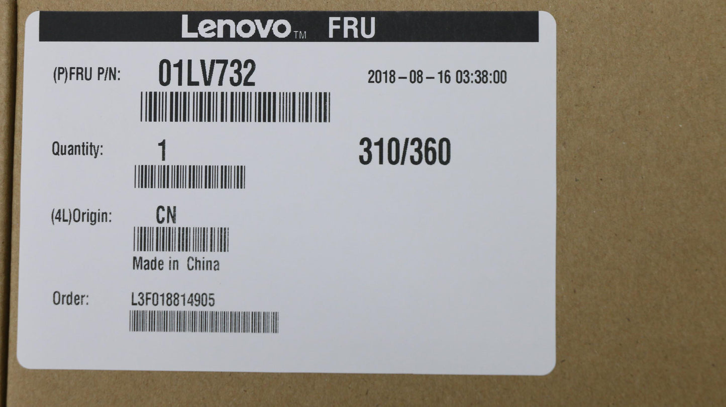 Lenovo 15.6-Inch Fhd Ag,Slim 250Nit,N - 01LV732