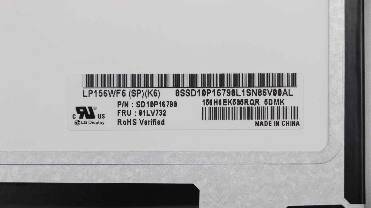 Lenovo 15.6-Inch Fhd Ag,Slim 250Nit,N - 01LV732