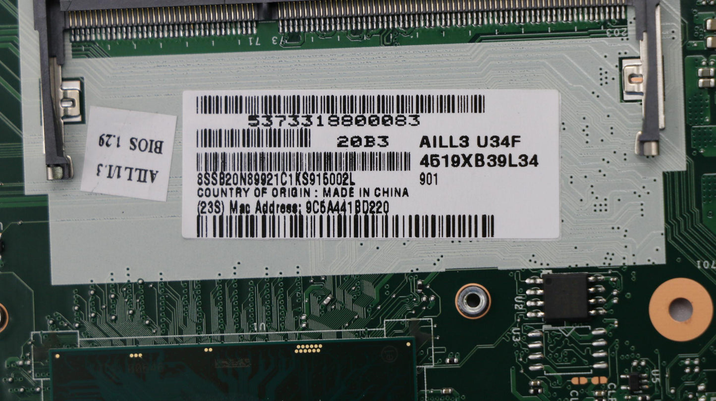 Lenovo Win,I5-6300U,Amt,Tpm2,Lnv - 01LV952