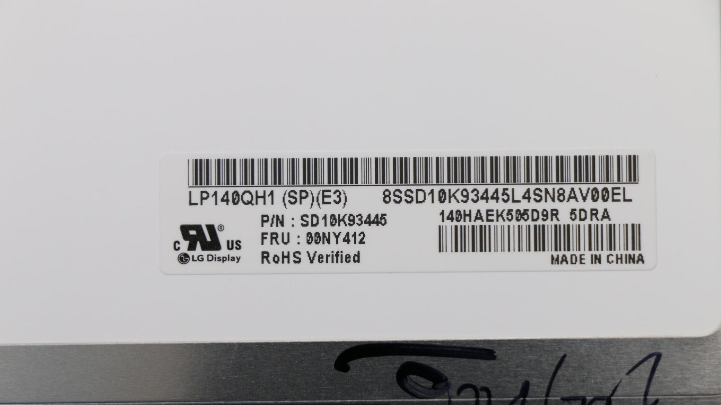 Lenovo 14-Inch,Hd,Tp,Nrm,Wqhd,Lbo+Lgd - 01LV978