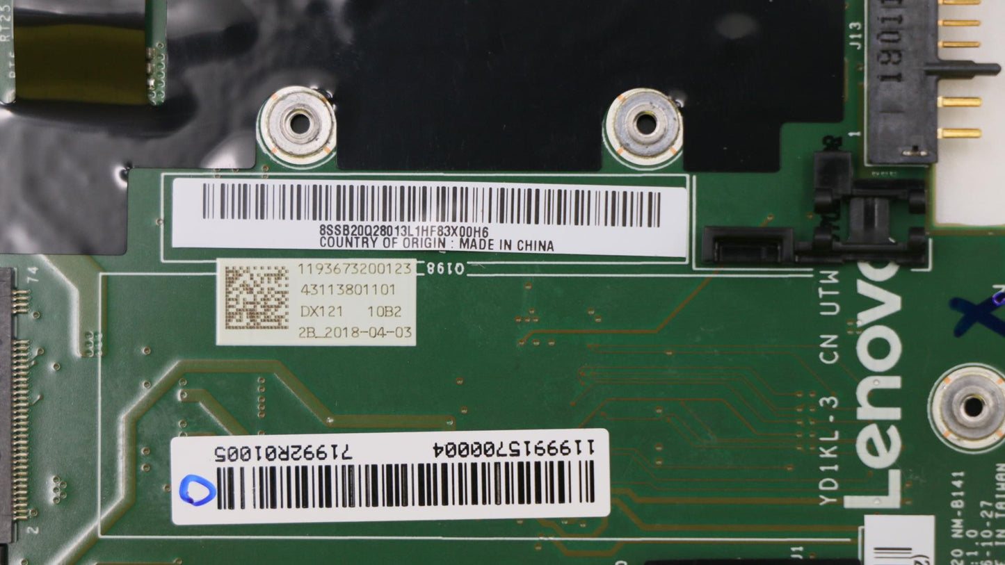 Lenovo I7-6600U,Skl,Nok,16G,Amt,Dtpm2 - 01LV985