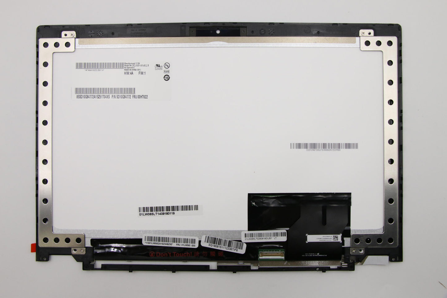 Lenovo Display Fru Touchasm,Auo Lcd+L - 01LW065