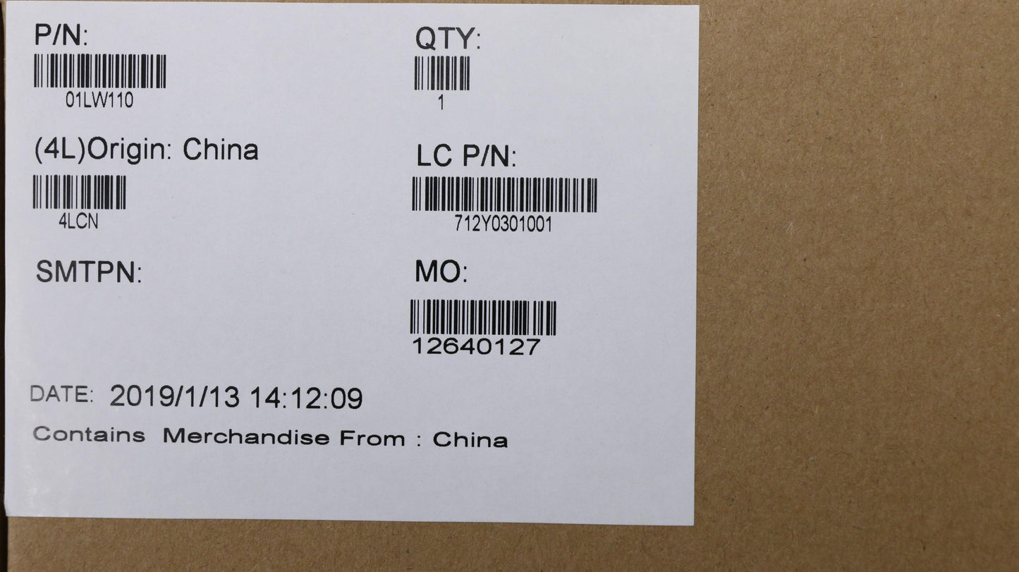 Lenovo Da475 B Coversheetccdsubassemb - 01LW110